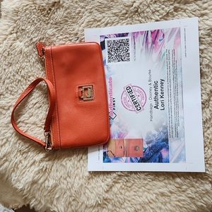 Authentic Dooney & Bourke Orange Wristlet/Clutch 🧡
